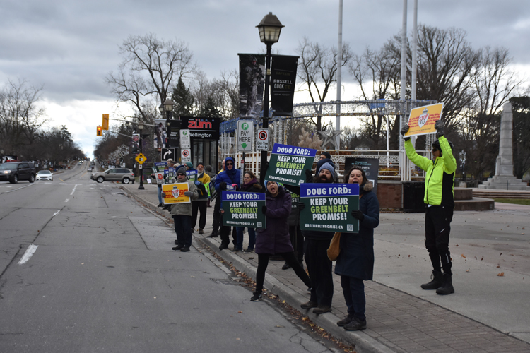 Brampton Environmental Alliance joins protests over the Province's Bill 23 New Homes Build Faster Act