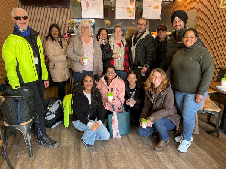 Reconnect Brampton participants meet at Ryan's Chai Cafe
