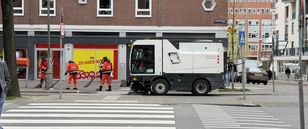 Amsterdam street sweepers